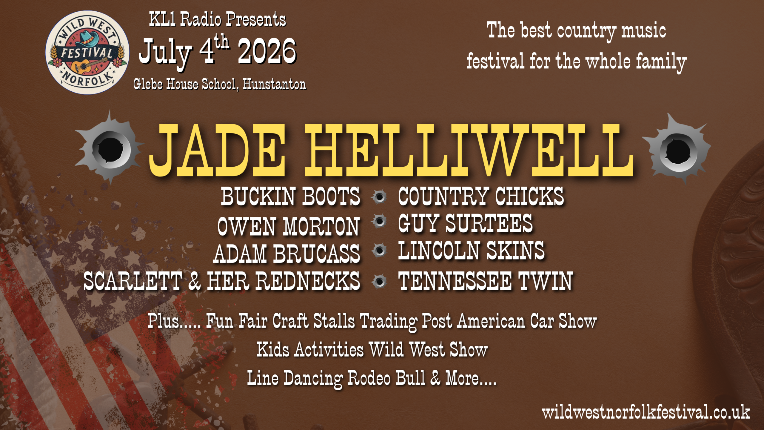 Wild West Norfolk Festival banner